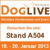 Der nächste Messetermin steht fest! Die "DOGLIVE" in Münster.